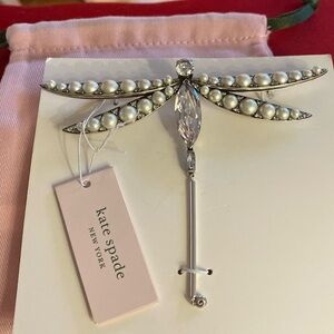 NWT Rare Kate spade dragonfly clip/brooch